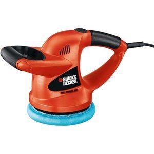 BLACK+DECKER Polisher, 6 inch, 2 Handle Grip, Swappable Wool or Foam Bonnets